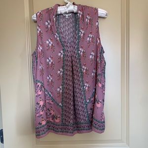 Chic Max Studio sleeveless blouse small